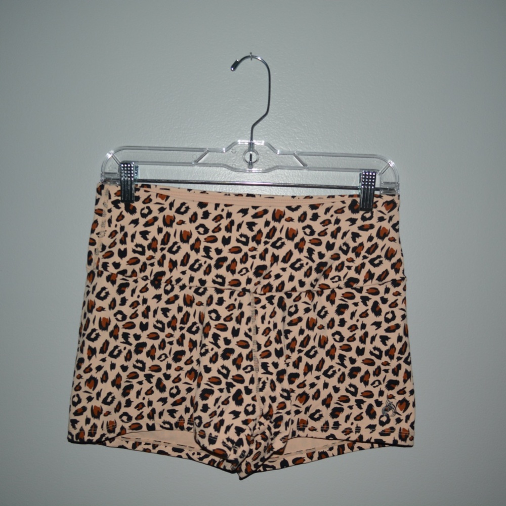 Cheetah Scrunch Bum Shorts